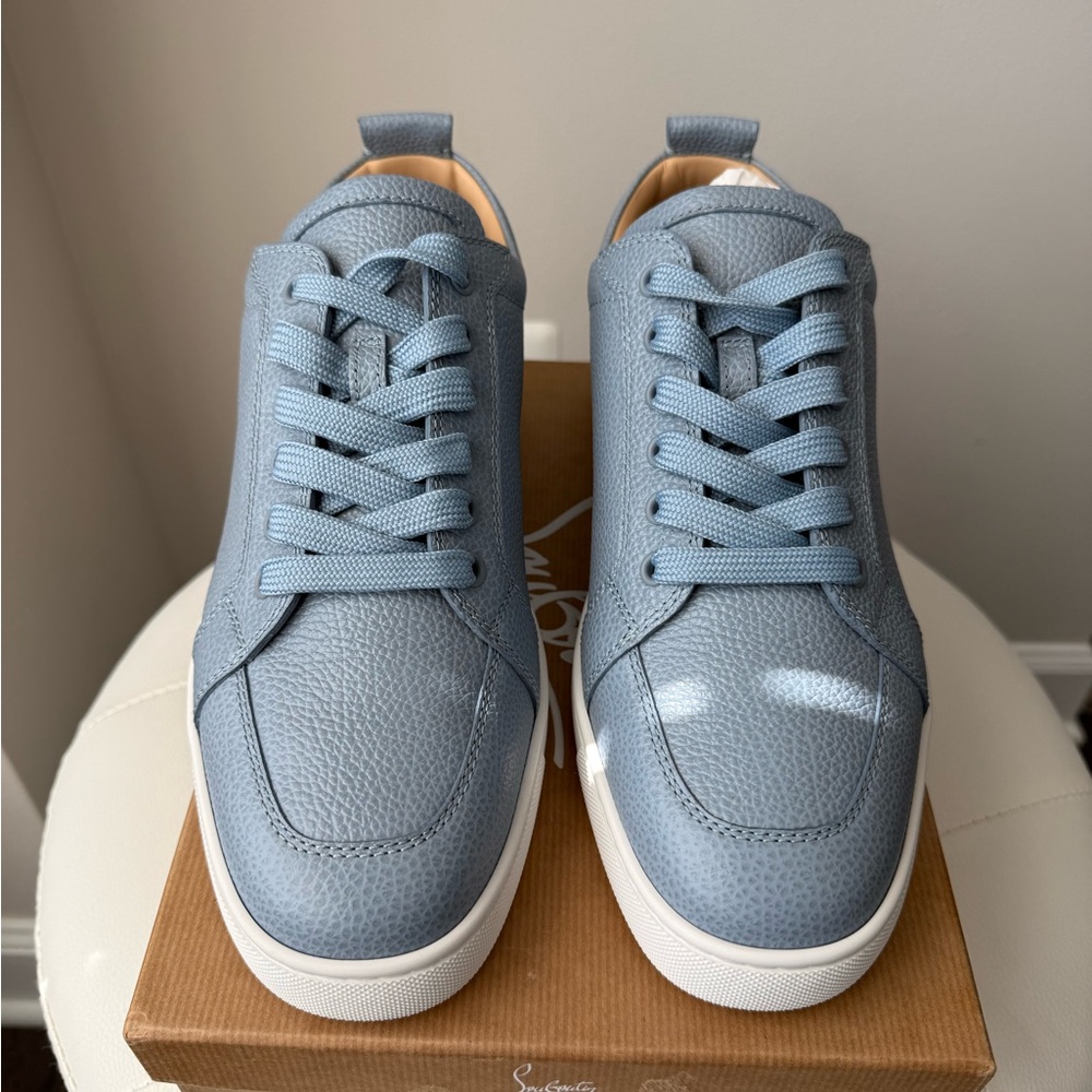 Christian Louboutin Rantulow Flat Blue Sneakers
